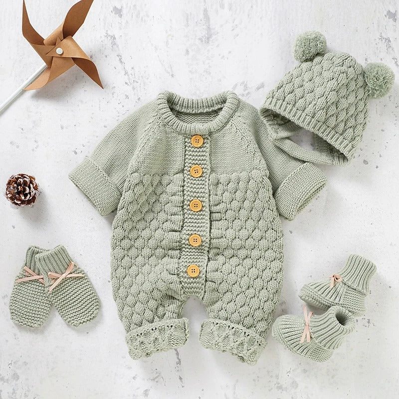 Baby-Winter Set Kuschelanzug